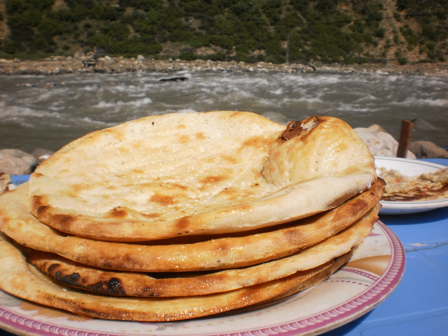 Naan Indian Flatbread Glossy Poster Picture Photo Print Banner Booma Prints