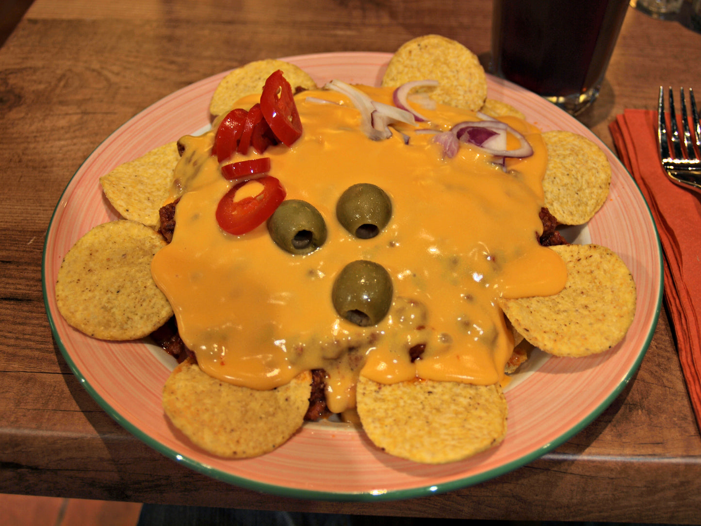 Nacho Supreme Cheese Olives Glossy Poster Picture Photo Print Banner Booma Prints