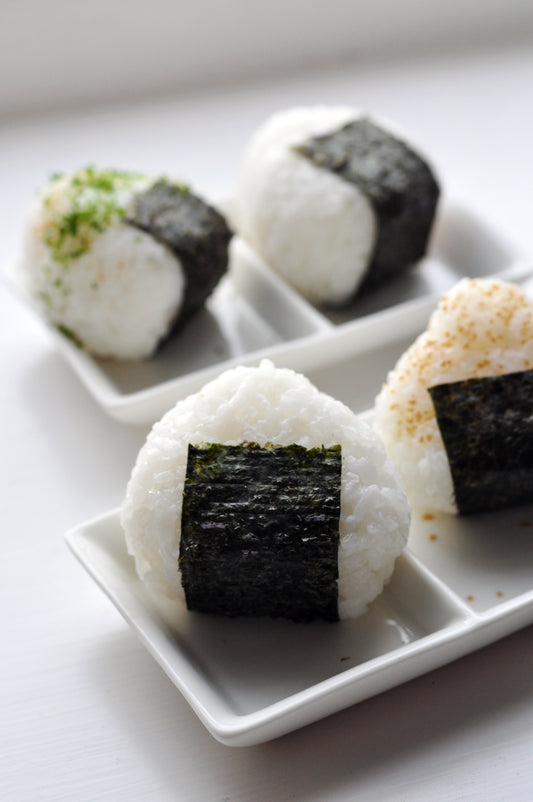 Onigiri Japanese Rice Balls Glossy Poster Picture Photo Print Banner Booma Prints