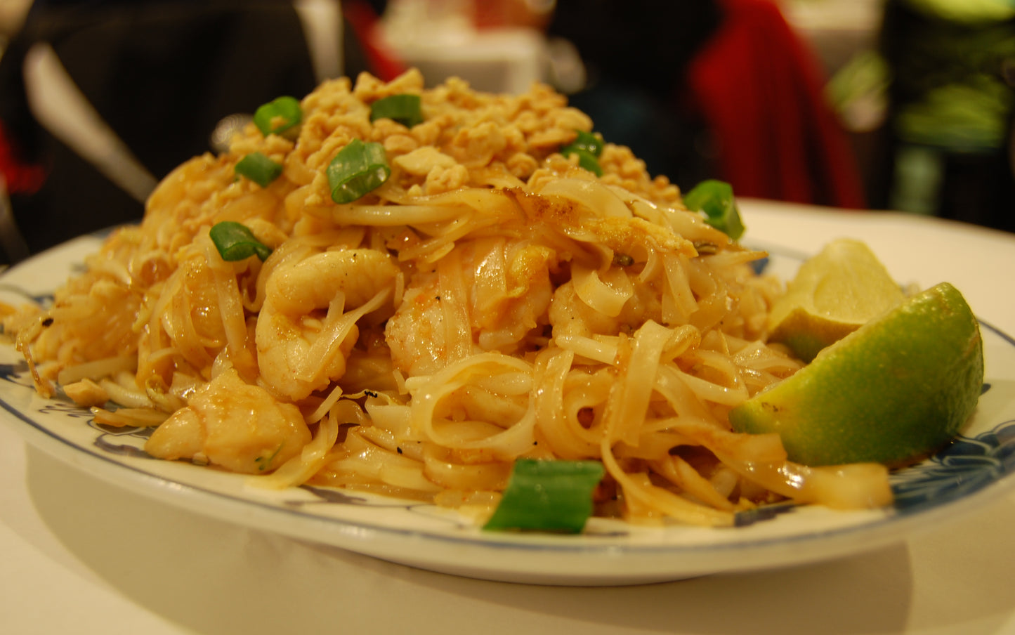 Pad Thai Noodles Lime Glossy Poster Picture Photo Print Banner Booma Prints