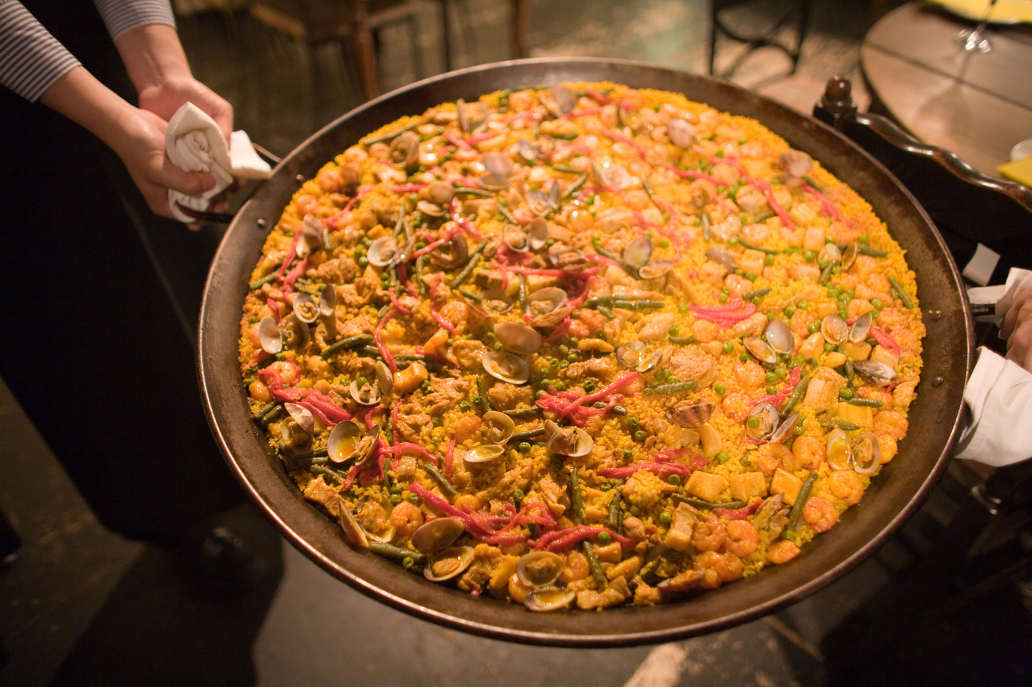 Paella Spanish Seafood Rice Glossy Poster Picture Photo Print Banner Booma Prints