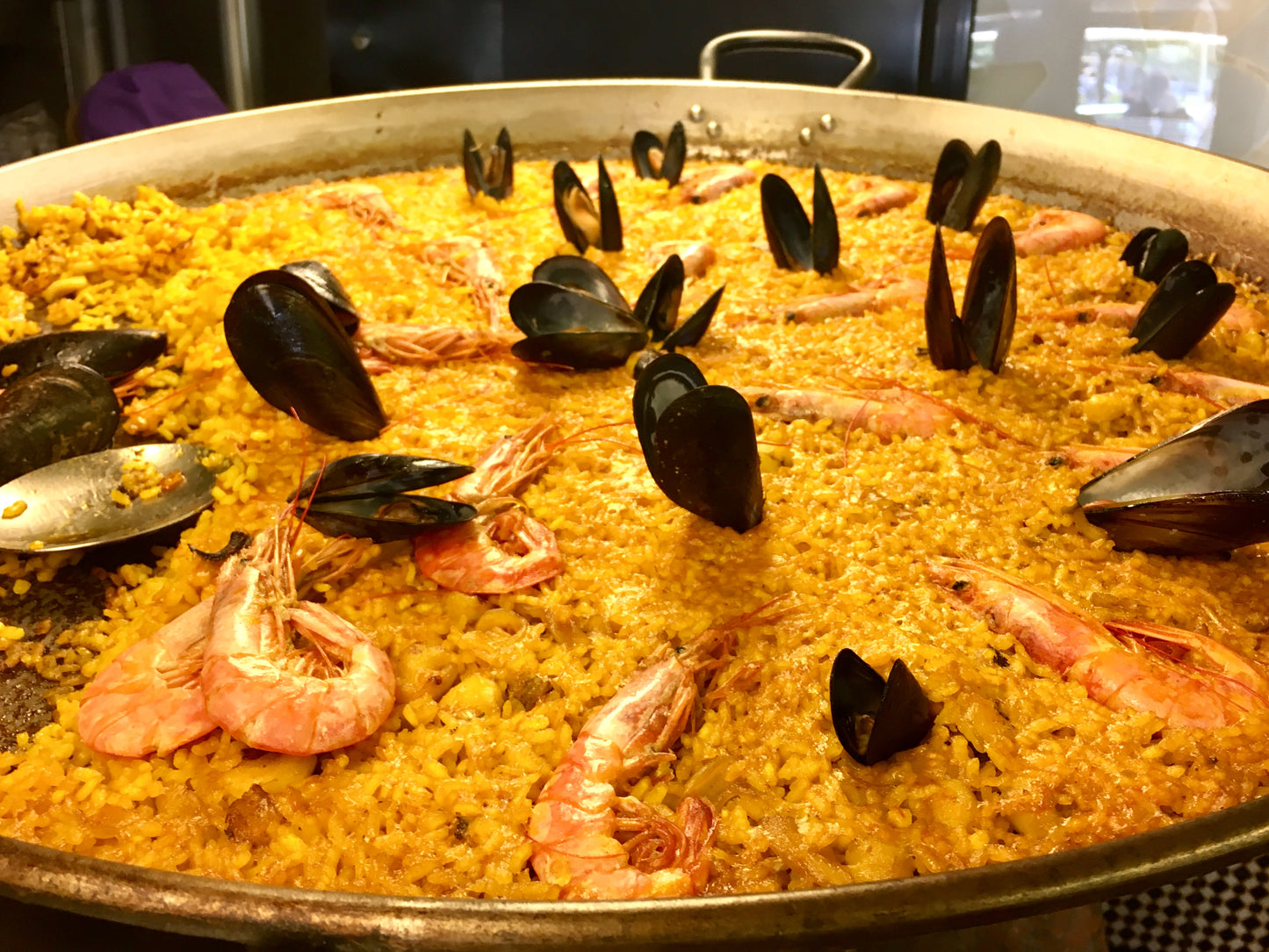 Paella De Marisco Valencia Clams Glossy Poster Picture Photo Print Banner Booma Prints