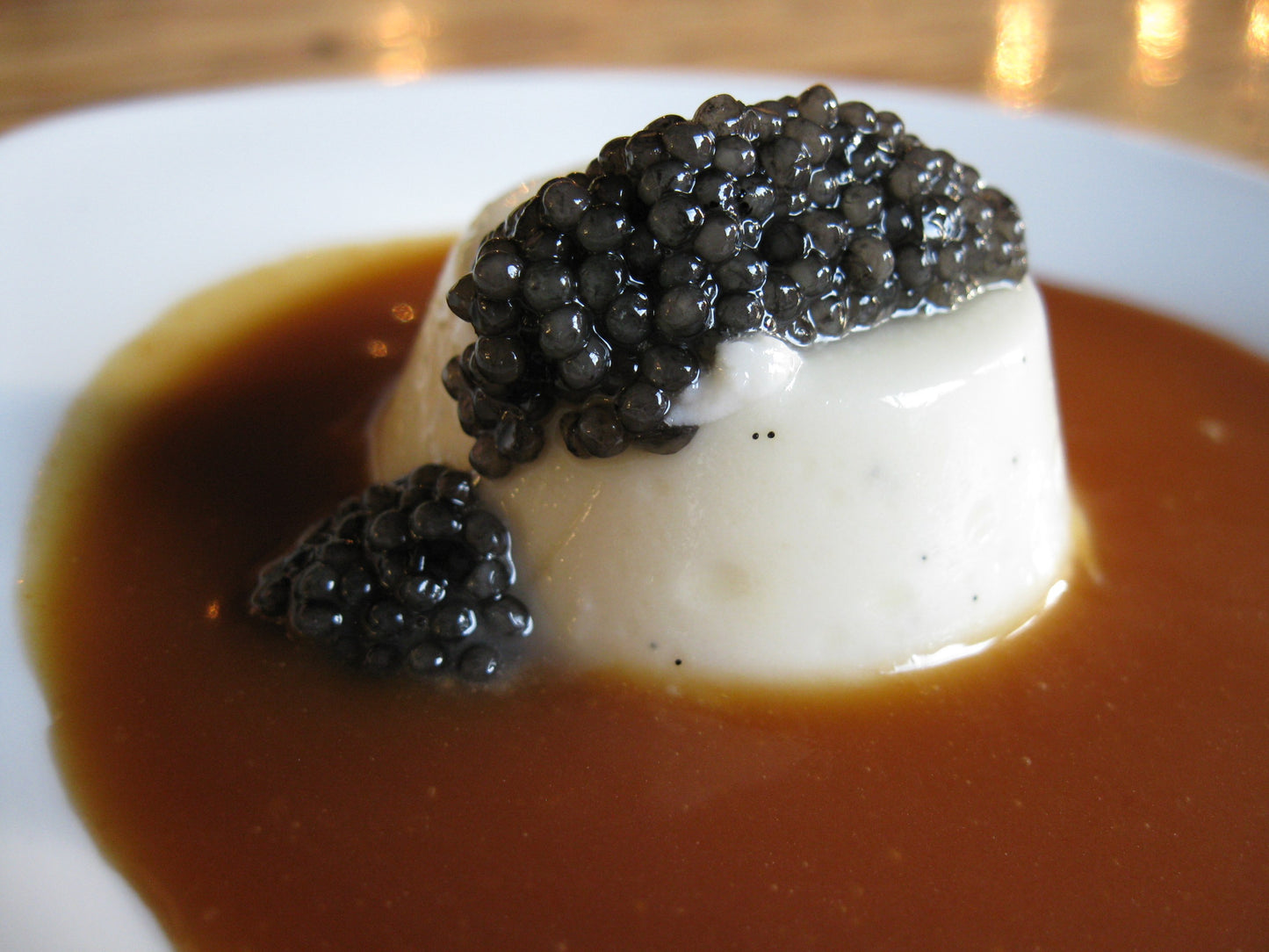 Panna Cotta Caramel And Caviar Glossy Poster Picture Photo Print Banner Booma Prints