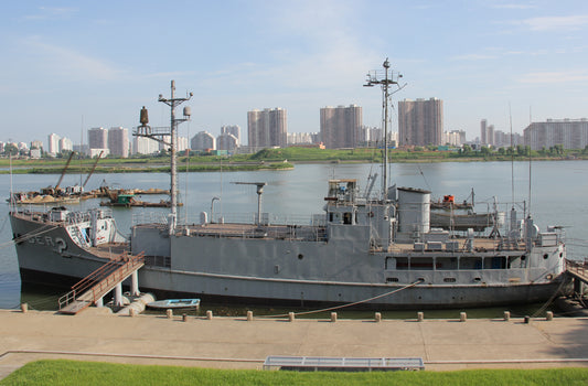 Uss Pueblo Ager-2 Banner Class Navy Ship Glossy Poster Picture Photo Print Banner Booma Prints