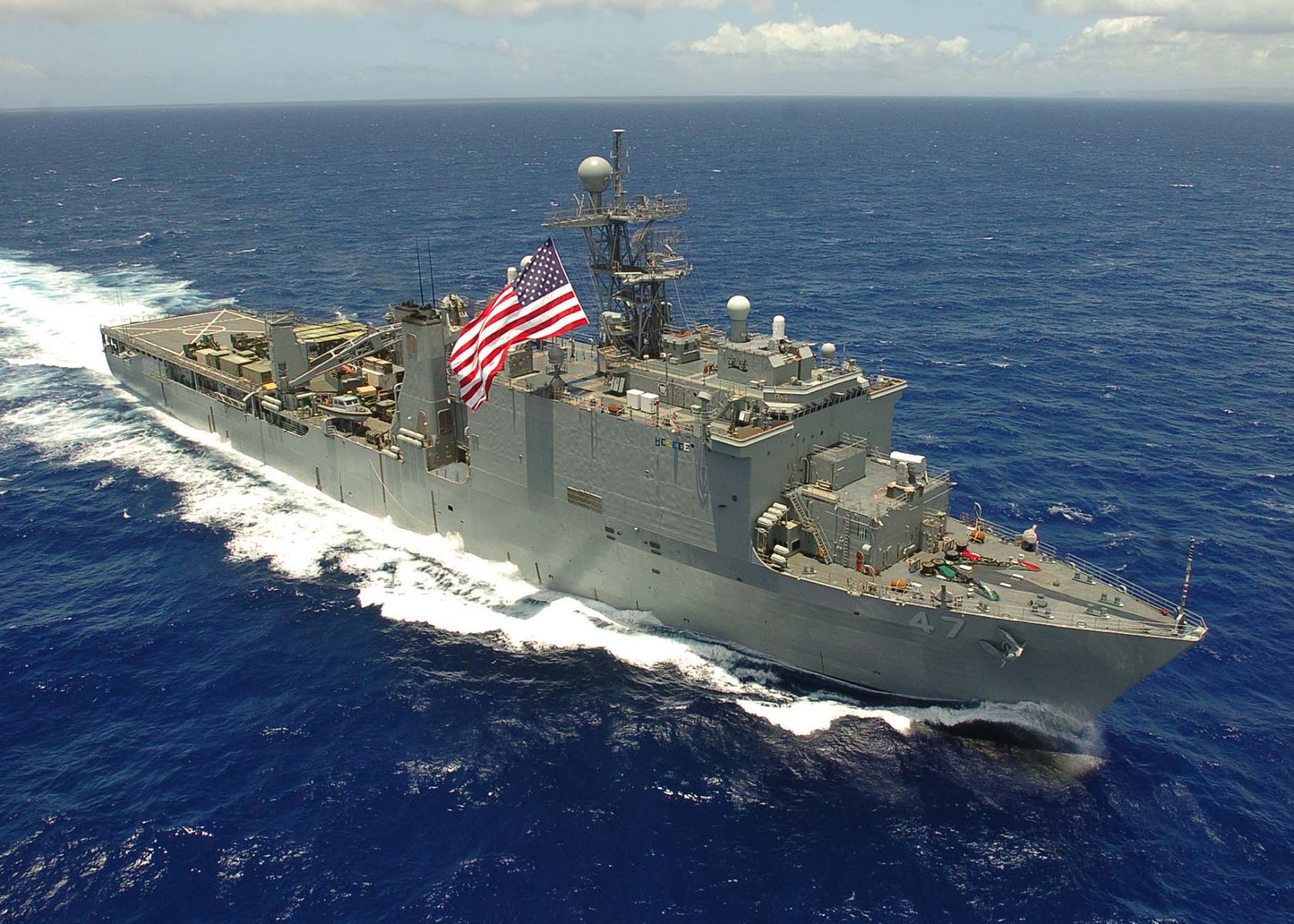 Uss Rushmore Lsd-47 Whidbey Class Navy Ship Glossy Poster Picture Photo Print Banner Booma Prints