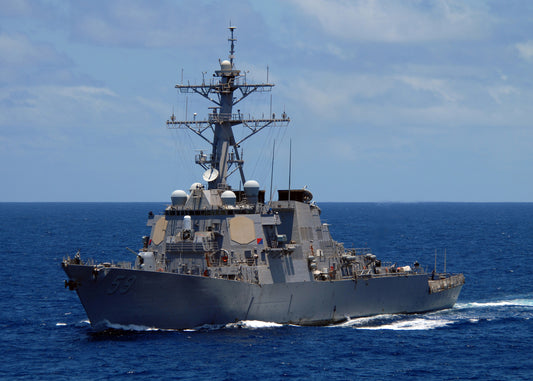 Uss Russell Ddg-59 Arleigh Burke Class Navy Ship Glossy Poster Picture Photo Print Banner Booma Prints