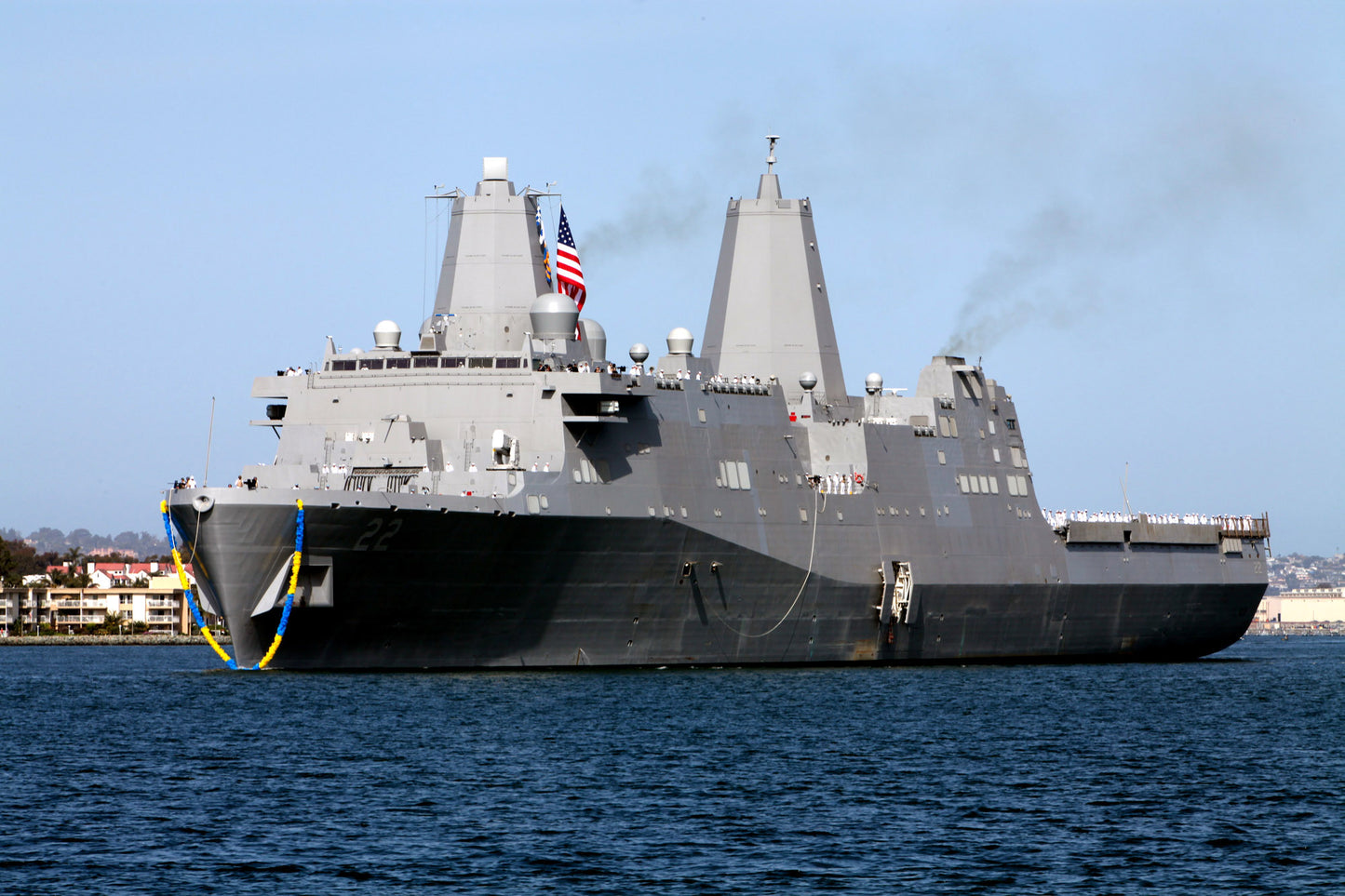 Uss San Diego Lpd-22 San Antionio Class Navy Ship Glossy Poster Picture Photo Print Banner Booma Prints