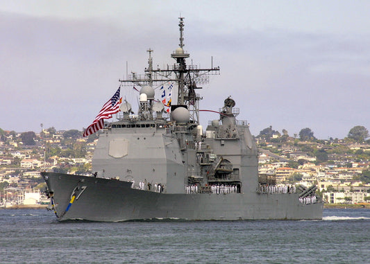 Uss Shiloh Cg-67 Ticonderoga Class Navy Ship Glossy Poster Picture Photo Print Banner Booma Prints