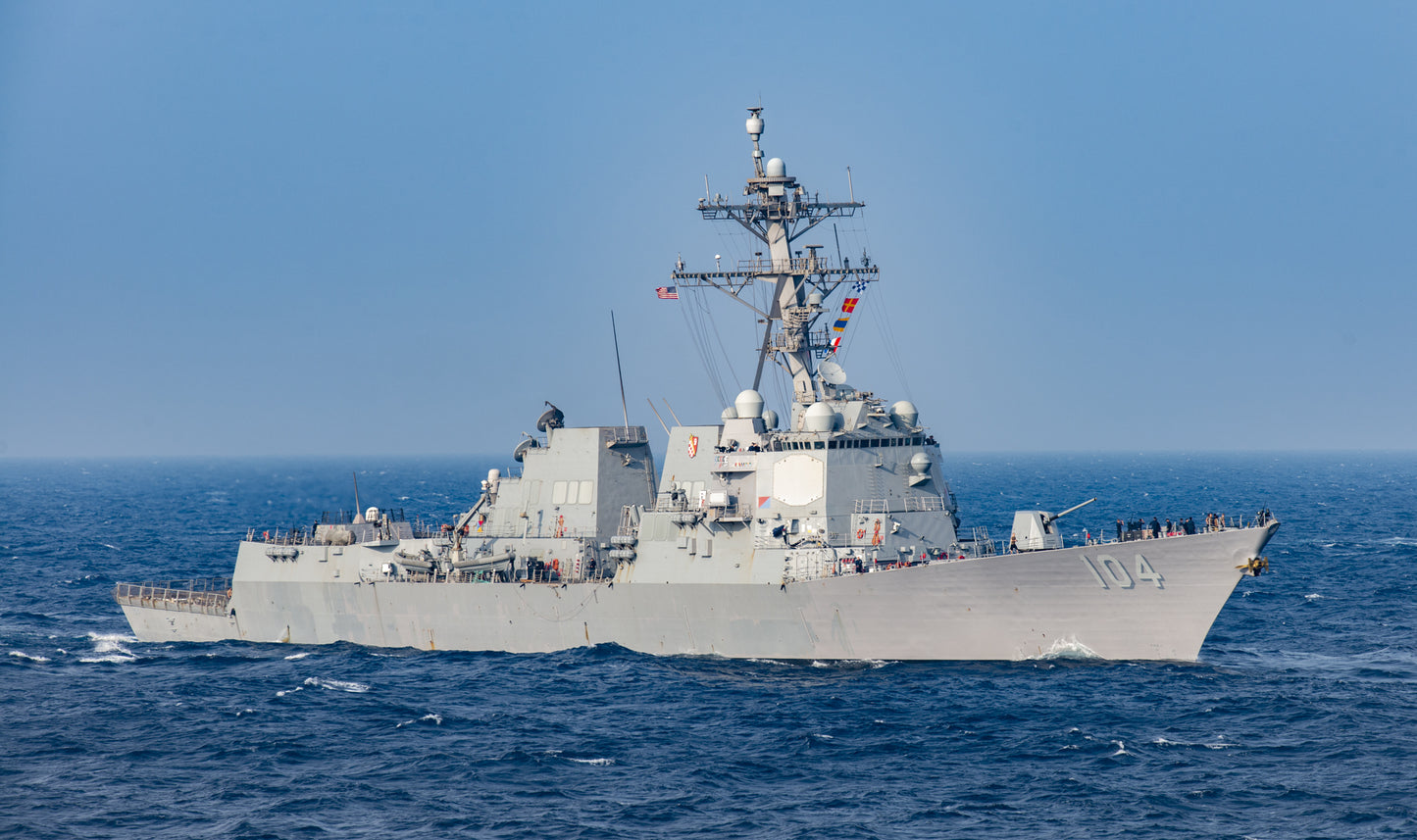 Uss Sterett Ddg-104 Flight Iia Navy Ship Glossy Poster Picture Photo Print Banner Booma Prints