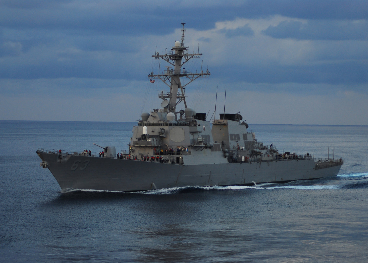 Uss Stethem Arleigh Burke Class Destroyer Navy Ship Glossy Poster Picture Photo Print Banner Booma Prints