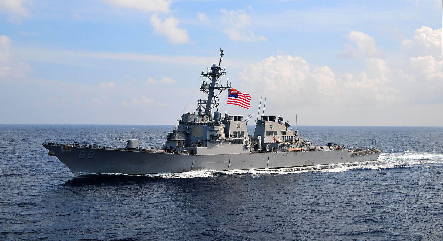 Uss The Sullivans Ddg-68 Fletcher Class Navy Ship Glossy Poster Picture Photo Print Banner Booma Prints