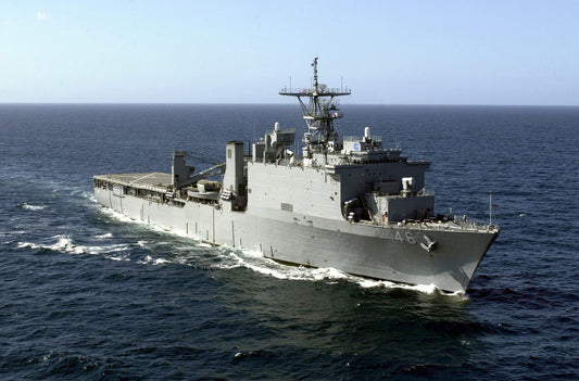 Uss Tortuga Lsd-46 Whidbey Island Class Navy Ship Glossy Poster Picture Photo Print Banner Booma Prints