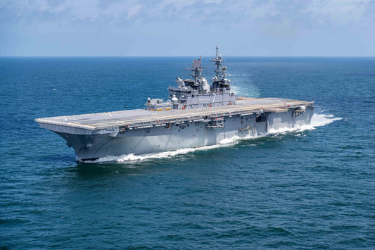 Uss Tripoli Lha-7 America Class Navy Ship Glossy Poster Picture Photo Print Banner Booma Prints