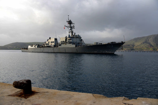 Uss Truxtun Ddg-103 Arleigh Burke Destroyer Class Navy Ship Glossy Poster Picture Photo Print Banner Booma Prints