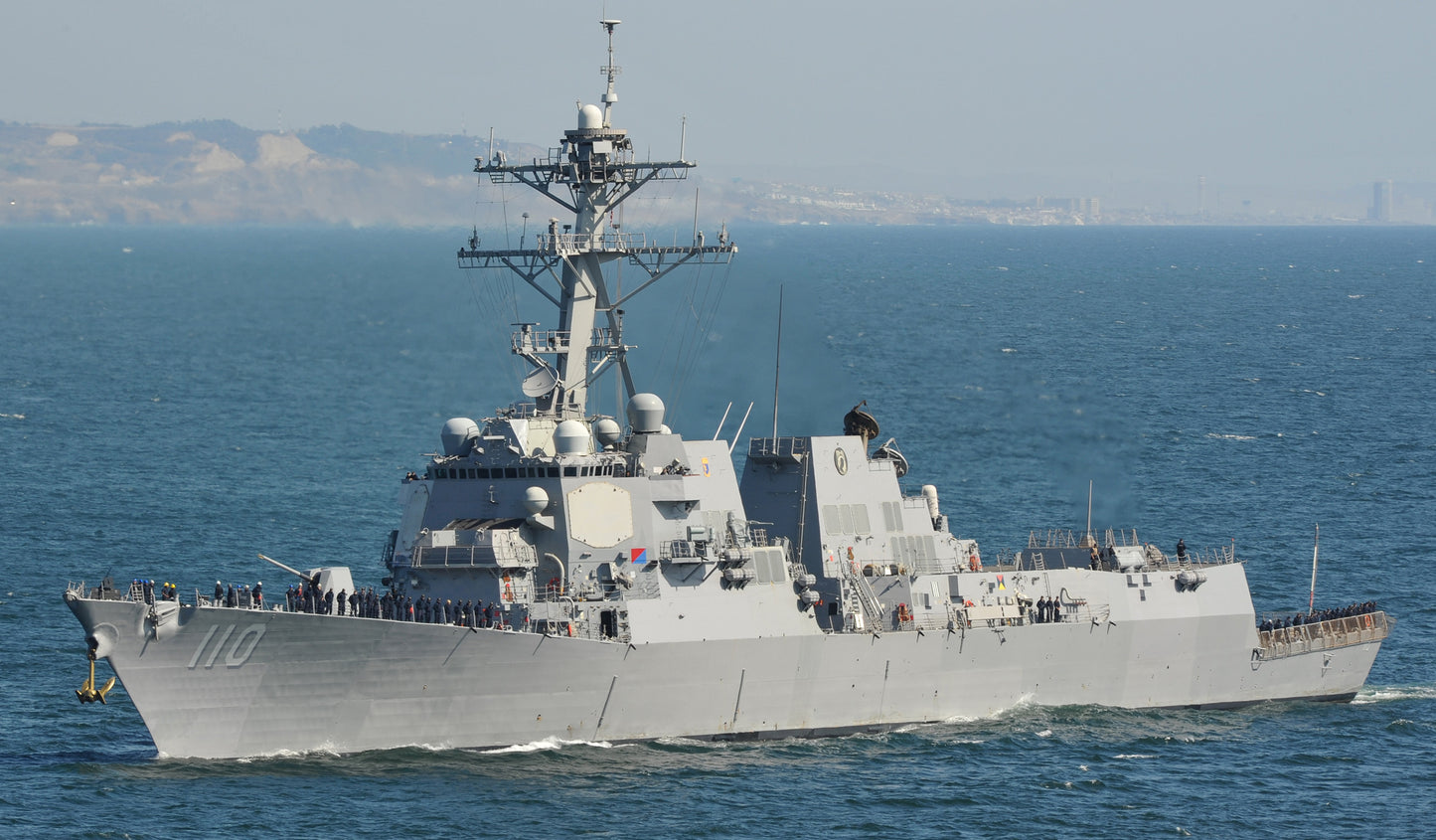 Uss William P. Lawrence Navy Ship Glossy Poster Picture Photo Print Banner Booma Prints