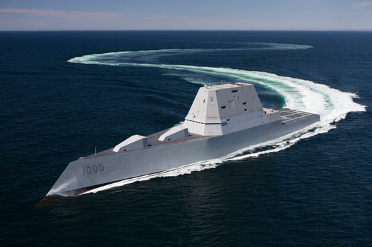Uss Zumwalt Missile Destroyer Class Navy Ship Glossy Poster Picture Photo Print Banner Booma Prints