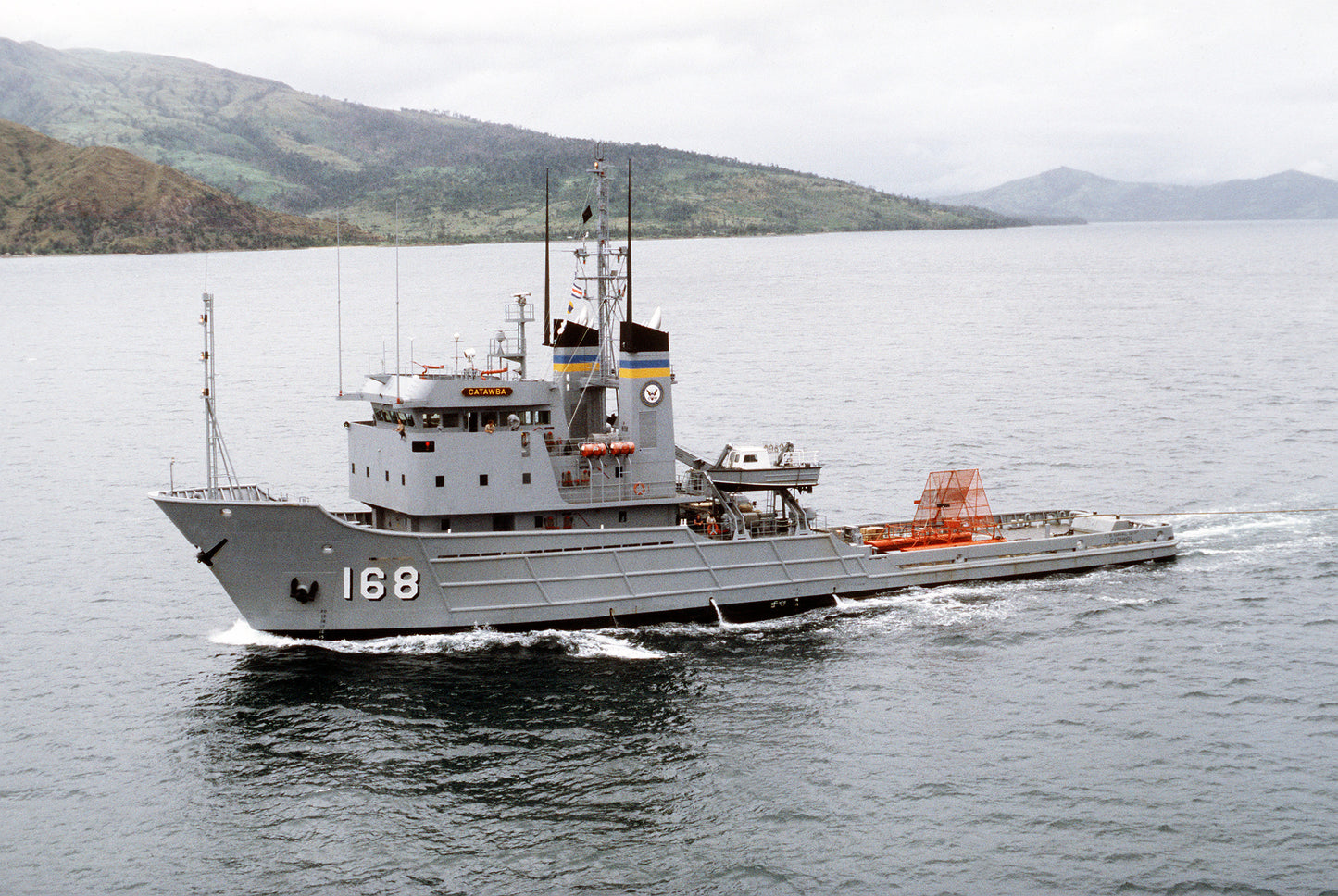 Usns Catawba Powhatan Tugboat Glossy Poster Picture Photo Print Banner Booma Prints
