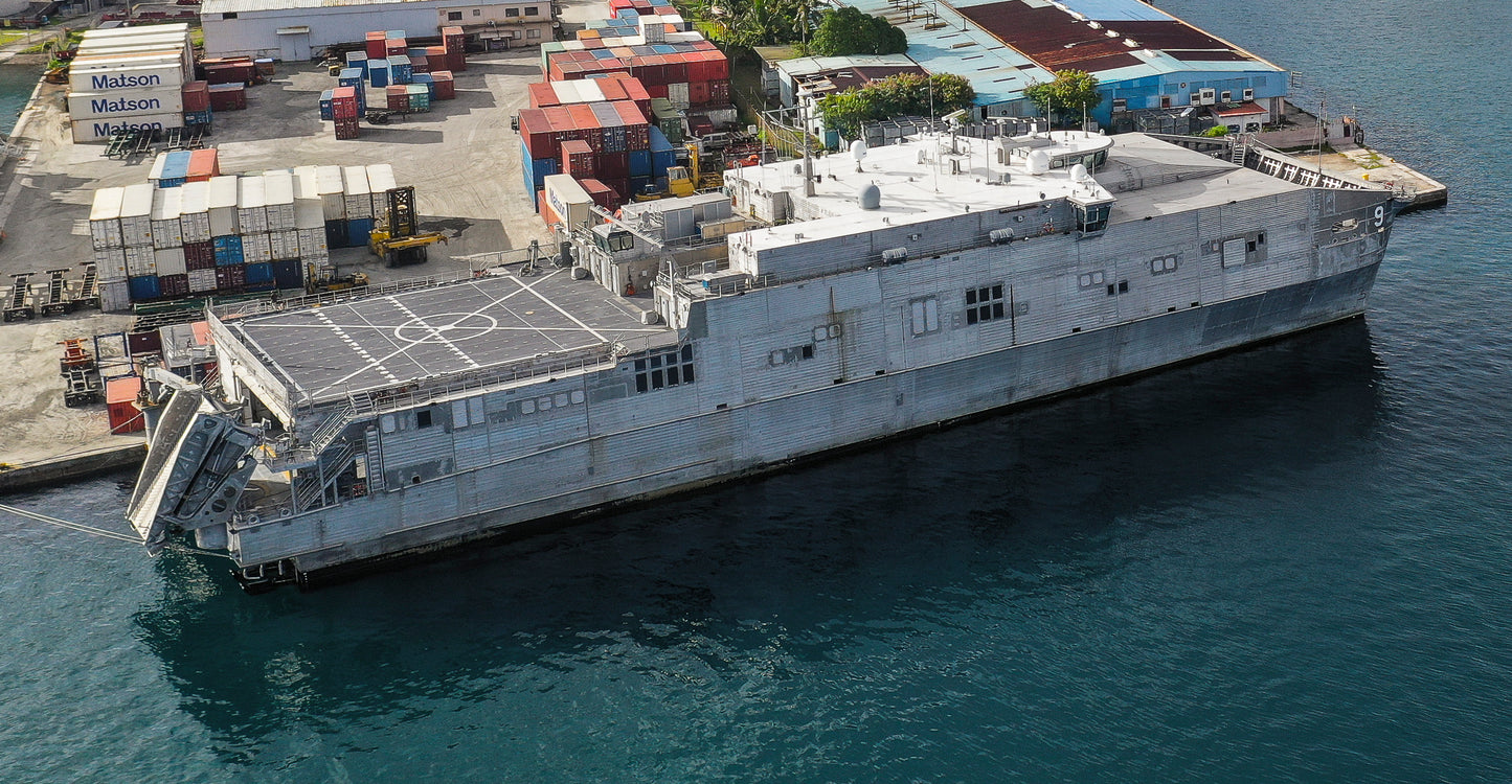 Usns City Of Bismarck Spearhead Class Navy Ship Glossy Poster Picture Photo Print Banner Booma Prints