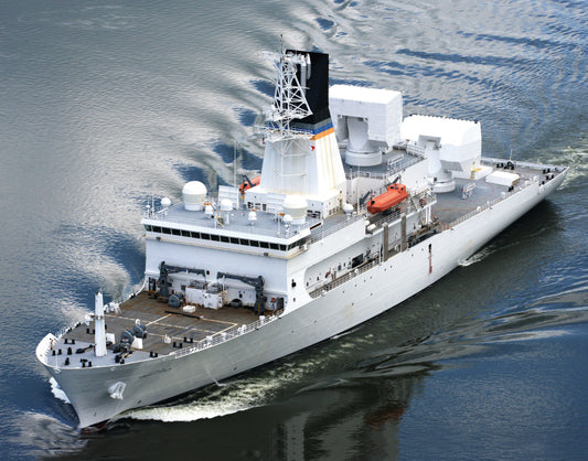 Usns Howard O. Lorenzen Navy Ship Glossy Poster Picture Photo Print Banner Booma Prints