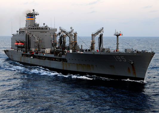 Usns Leroy Grumman Oiler Ship Glossy Poster Picture Photo Print Banner Booma Prints