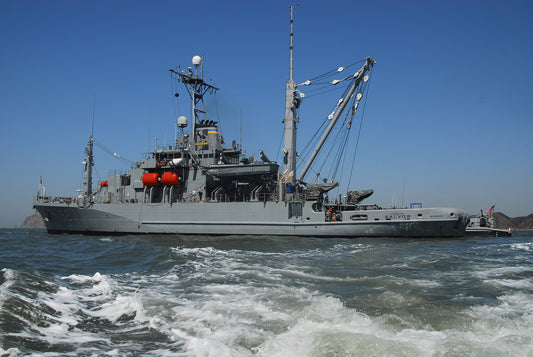 Usns Salvor Salvage Rescue Ship Glossy Poster Picture Photo Print Banner Booma Prints