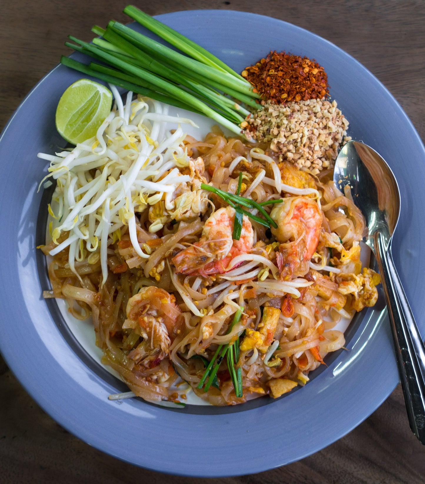 Pad Thai Noodle Dish Glossy Poster Picture Photo Print Banner Booma Prints