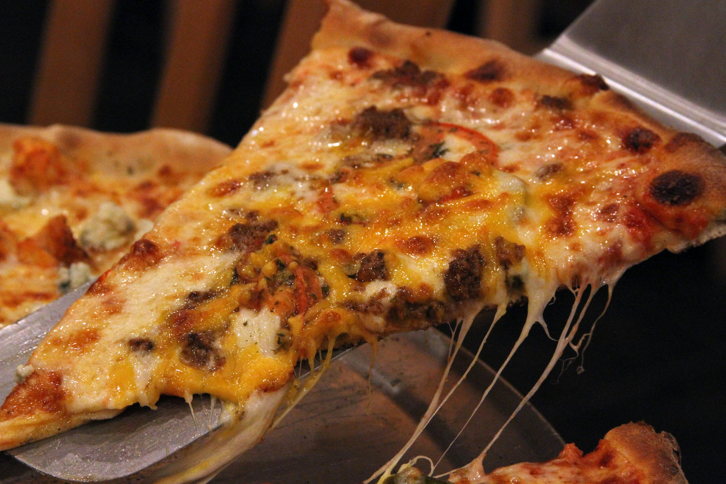 New York Pizza Slice Glossy Poster Picture Photo Print Banner Booma Prints