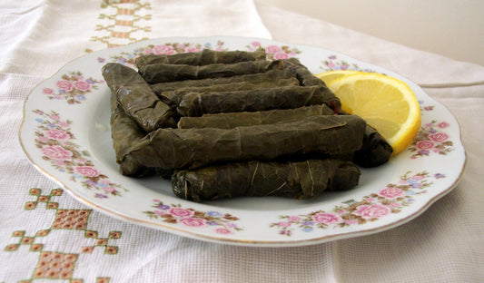 Stuffed Grape Leaves Rice Sarma Glossy Poster Picture Photo Print Banner Booma Prints