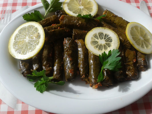 Stuffed Grape Leaves Dolma Sarma Glossy Poster Picture Photo Print Banner Booma Prints