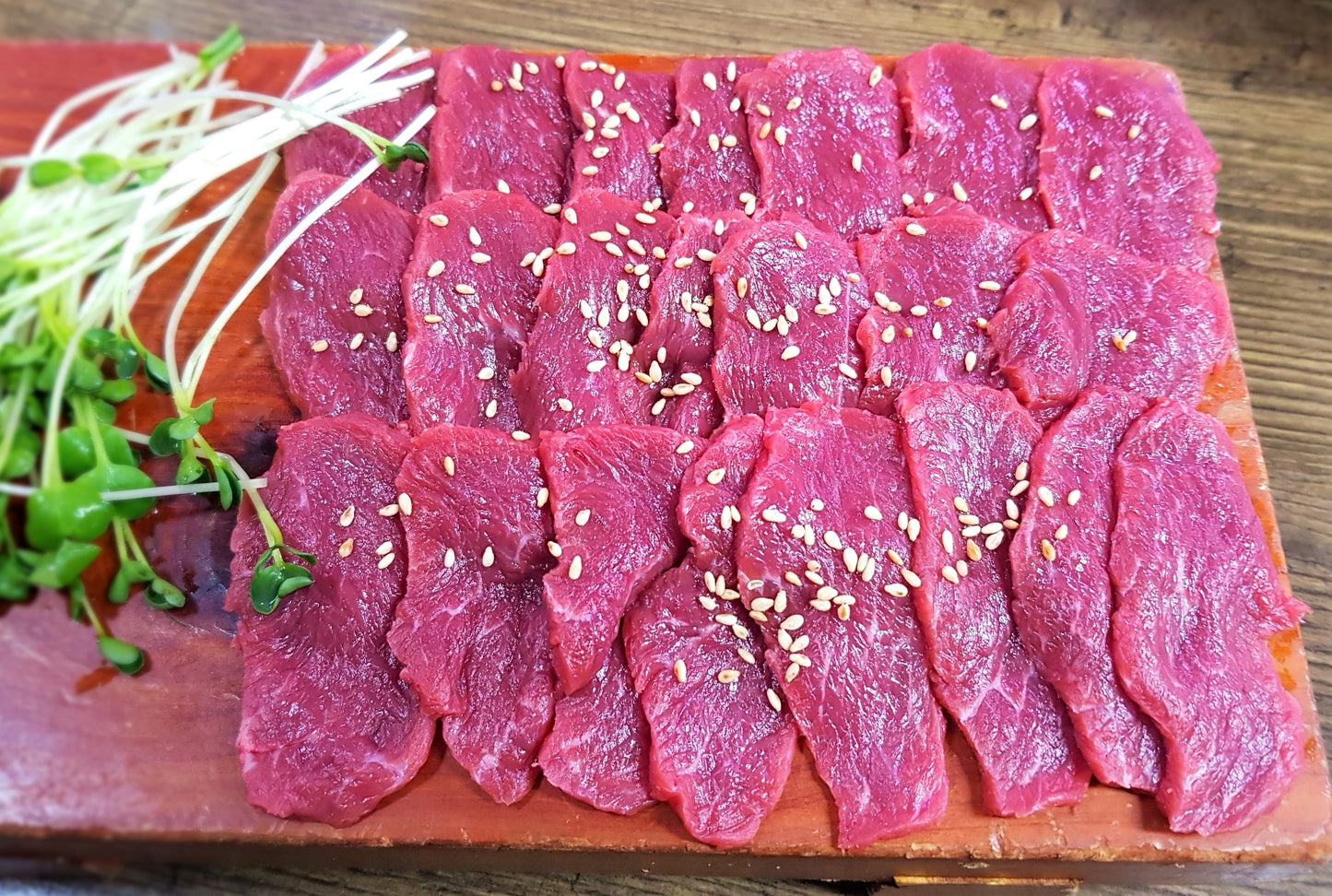 Korean Beef Sashimi Raw Glossy Poster Picture Photo Print Banner Booma Prints