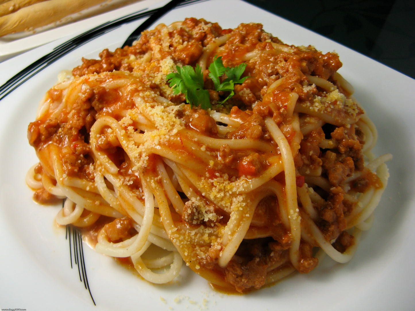 Spaghetti Bolognese Pasta Glossy Poster Picture Photo Print Banner Booma Prints