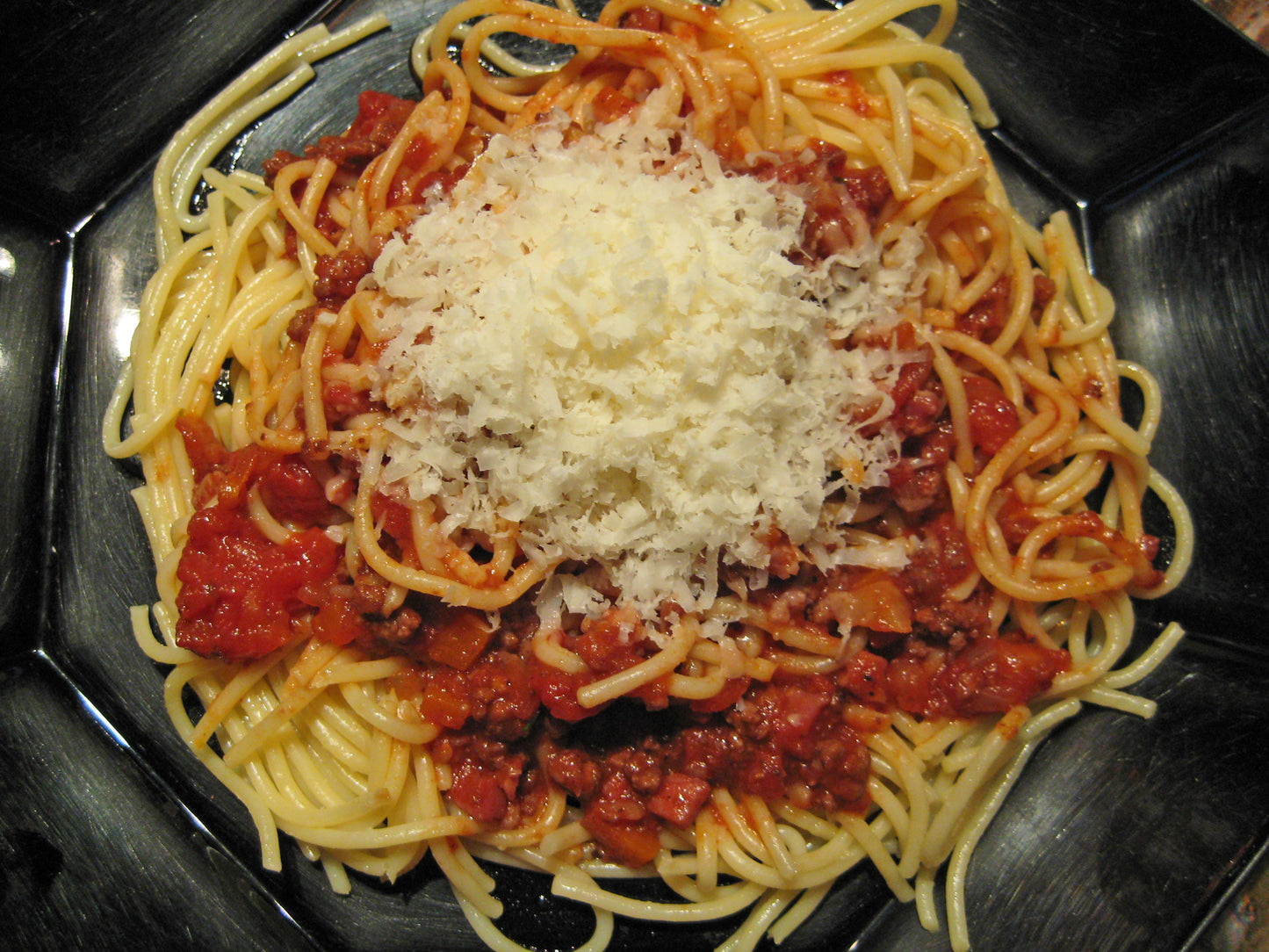 Spaghetti Bolognese Parmesean Glossy Poster Picture Photo Print Banner Booma Prints