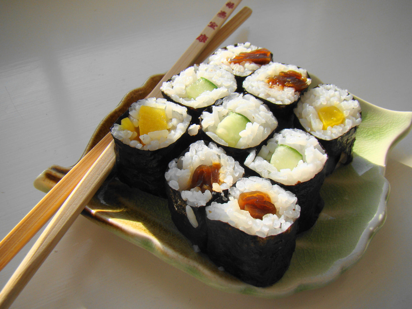 Sushi Rolls Tuna Japanese Glossy Poster Picture Photo Print Banner Booma Prints