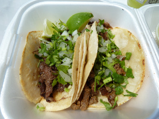 Beef Tacos Cilantro Mexican Glossy Poster Picture Photo Print Banner Booma Prints