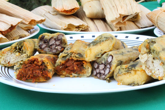 Tamales Bean Frijoles Queso Bean Glossy Poster Picture Photo Print Banner Booma Prints