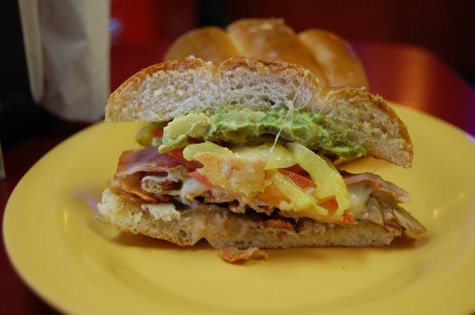 Torta Sandwich Mexican Glossy Poster Picture Photo Print Banner Booma Prints