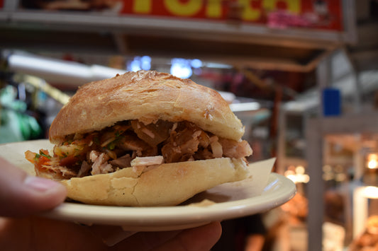 Torta Pork Sandwich Mexican Glossy Poster Picture Photo Print Banner Booma Prints