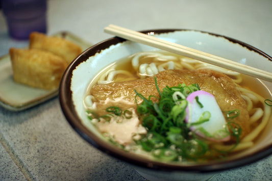 Udon Noodle Soup Japan Glossy Poster Picture Photo Print Banner Booma Prints
