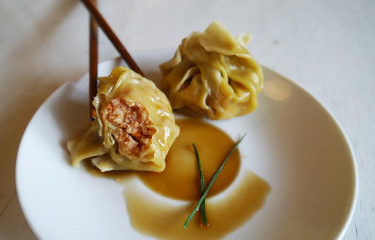 Pork And Crap Wontons Glossy Poster Picture Photo Print Banner Booma Prints