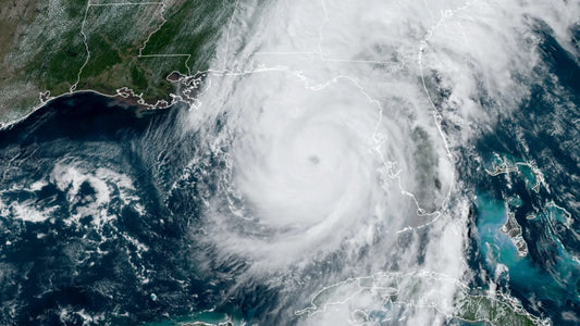 Hurricane Helene Storm Eye Glossy Poster Picture Photo Print Banner Booma Prints