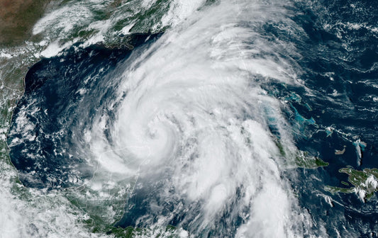Hurricane Helene Storm Eye Glossy Poster Picture Photo Print Banner Booma Prints