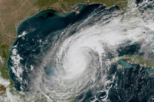 Hurricane Milton 2024 Storm From Space Glossy Poster Picture Photo Print Banner Booma Prints