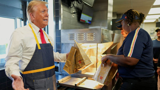 Donald Trump Mcdonalds Training Glossy Poster Picture Photo Print Banner Booma Prints