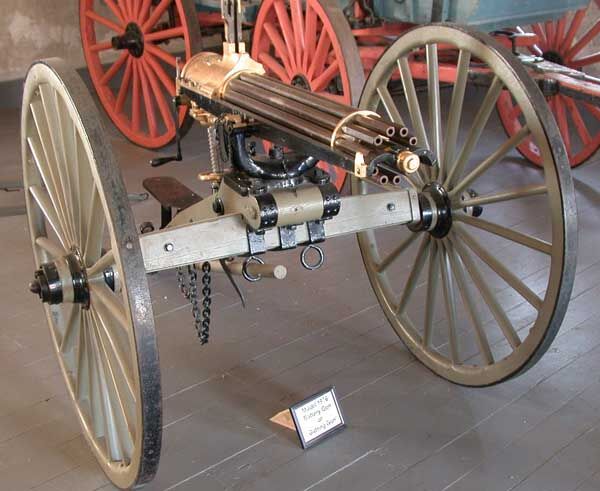 Gatling Gun Machine Gun 1861 Glossy Poster Picture Photo Print Banner Booma Prints