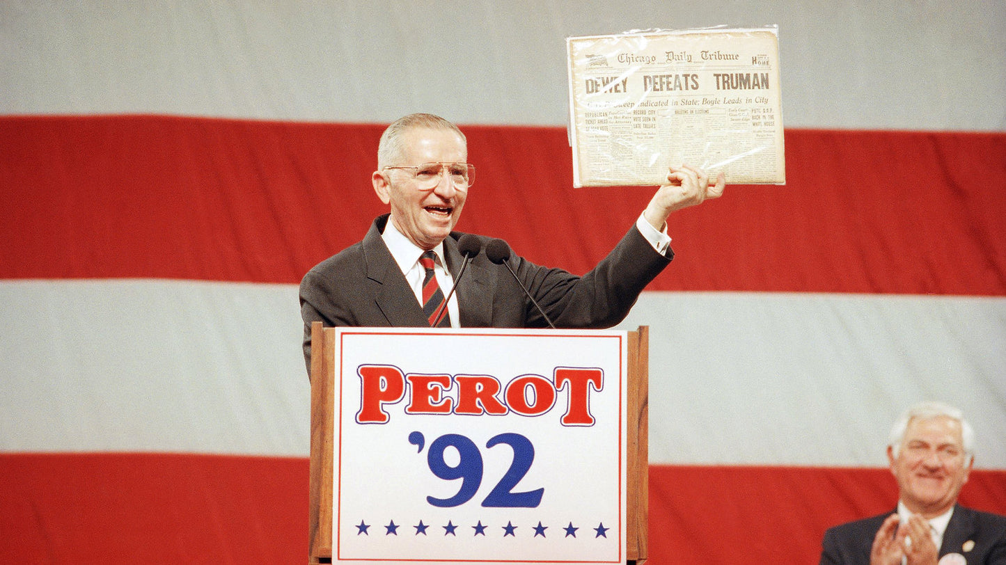 Ross Perot 1992 Speech Glossy Poster Picture Photo Print Banner Booma Prints