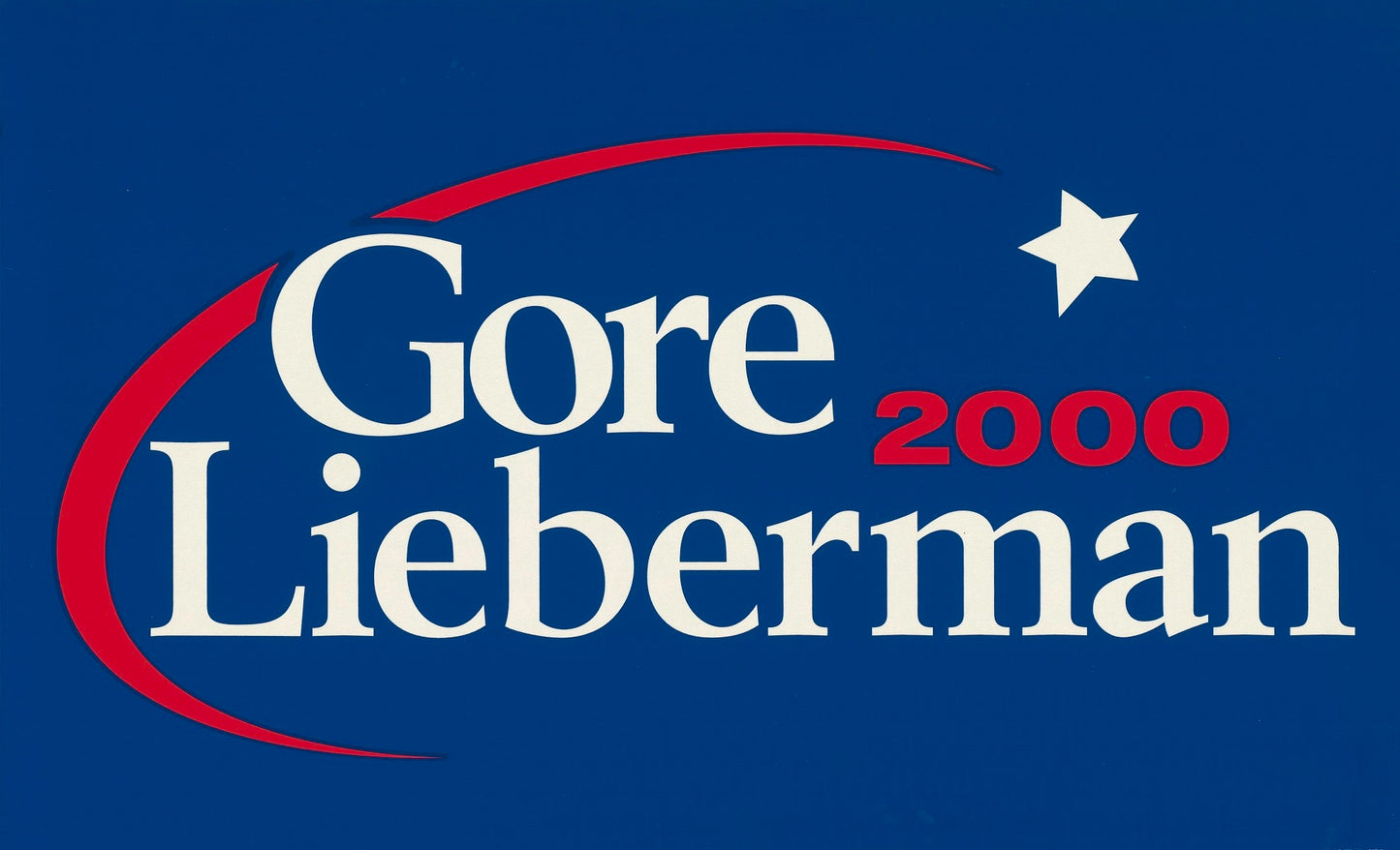 Al Gore Liberman Campaign Sign Glossy Poster Picture Photo Print Banner Booma Prints