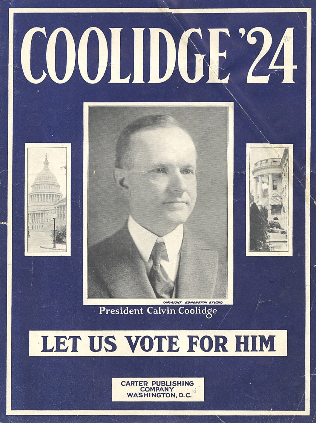 Calvin Coolidge Campaign Sign Glossy Poster Picture Photo Print Banner Booma Prints