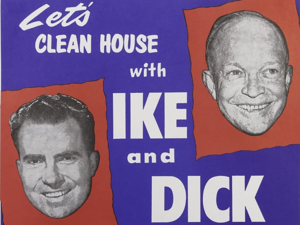 Eisenhower Dick Campaign Sign Glossy Poster Picture Photo Print Banner Booma Prints