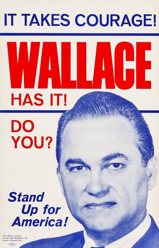 George Wallace Campaign Ad Glossy Poster Picture Photo Print Banner Booma Prints