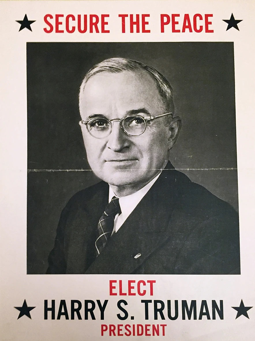 Harry Truman Campaign Ad Glossy Poster Picture Photo Print Banner Booma Prints